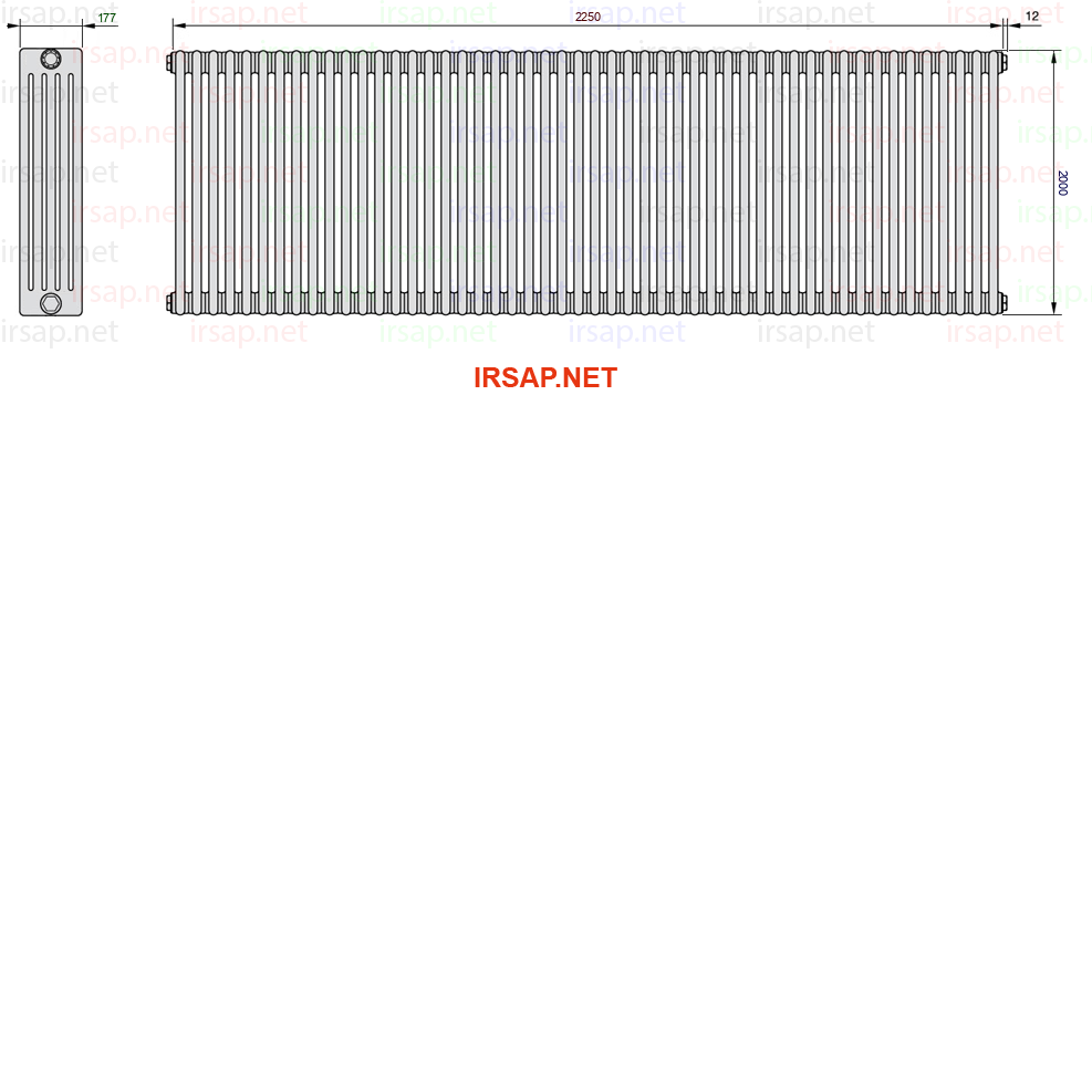 Радиатор IRSAP Tesi 52000/50 T12 CL 01